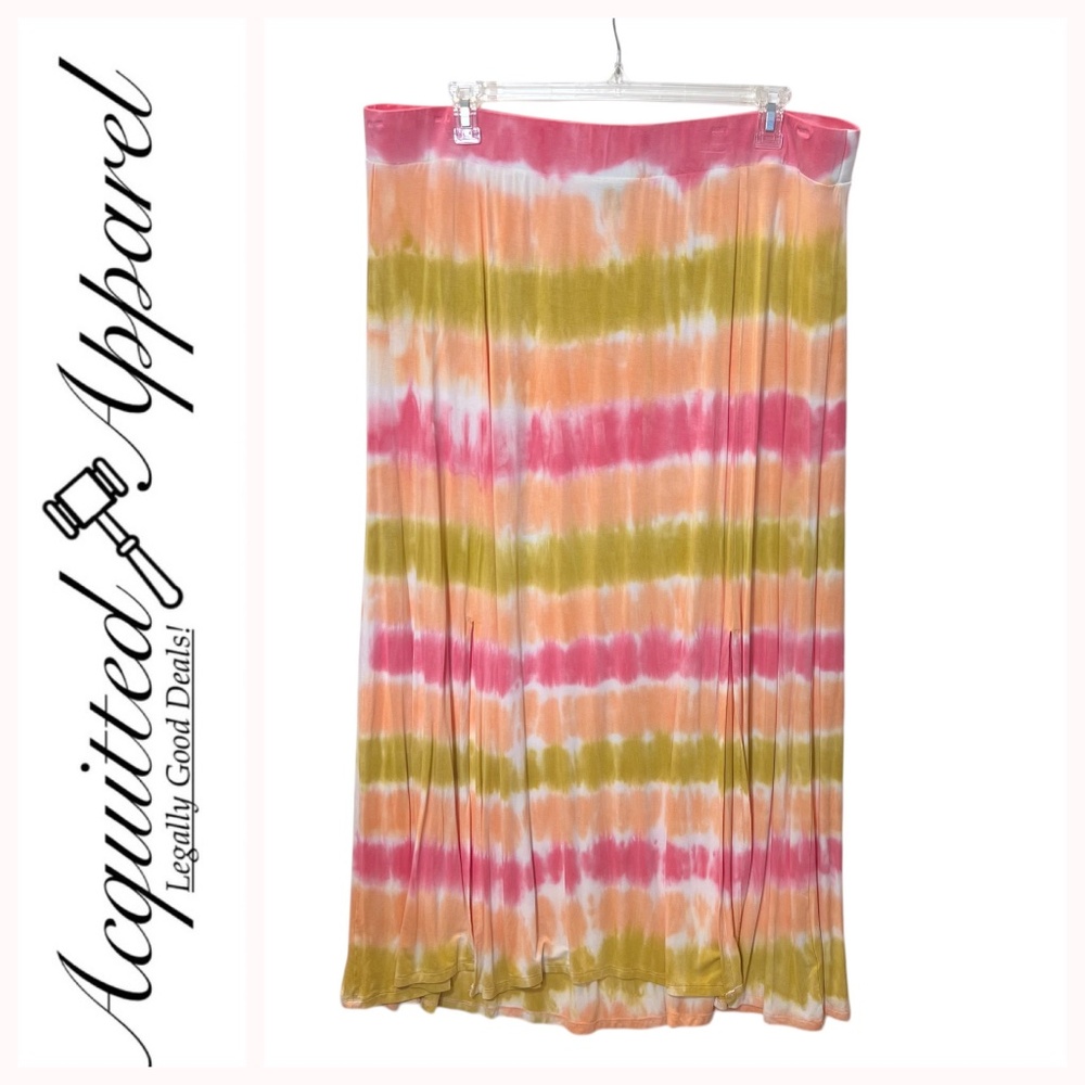 Torrid Multi Color Stripe Maxi Skirt Size 3